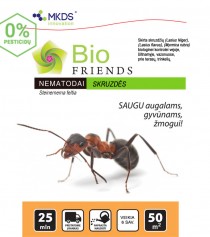 Nematodai SKRUZDĖMS (S. feltia) 25mln./50 m²